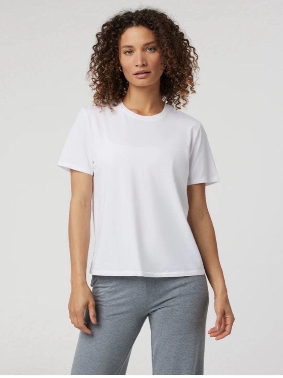 Euc Vuori Women’s Feather Tee White Vw1015